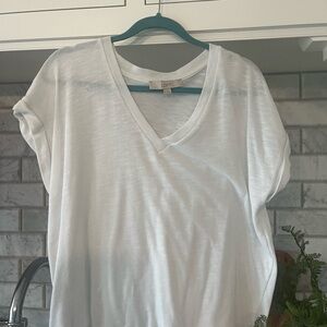 LOFT Women's Classic White Short Sleeve Tee